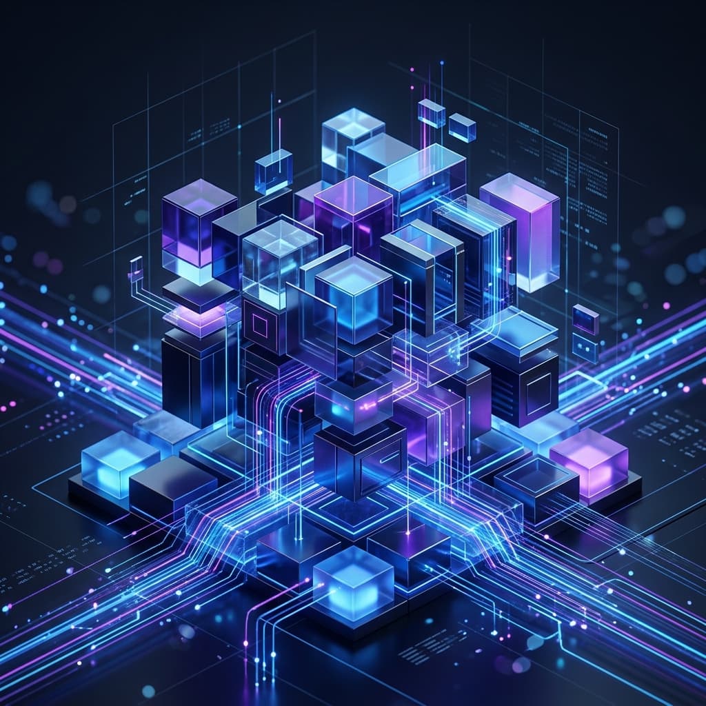Custom Software Development Illustration