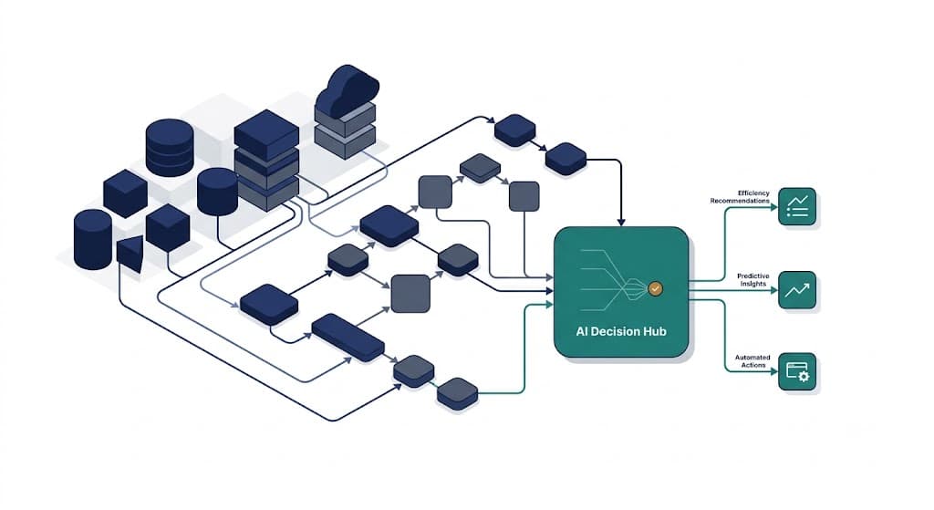 AI and Data Architecture Illustration